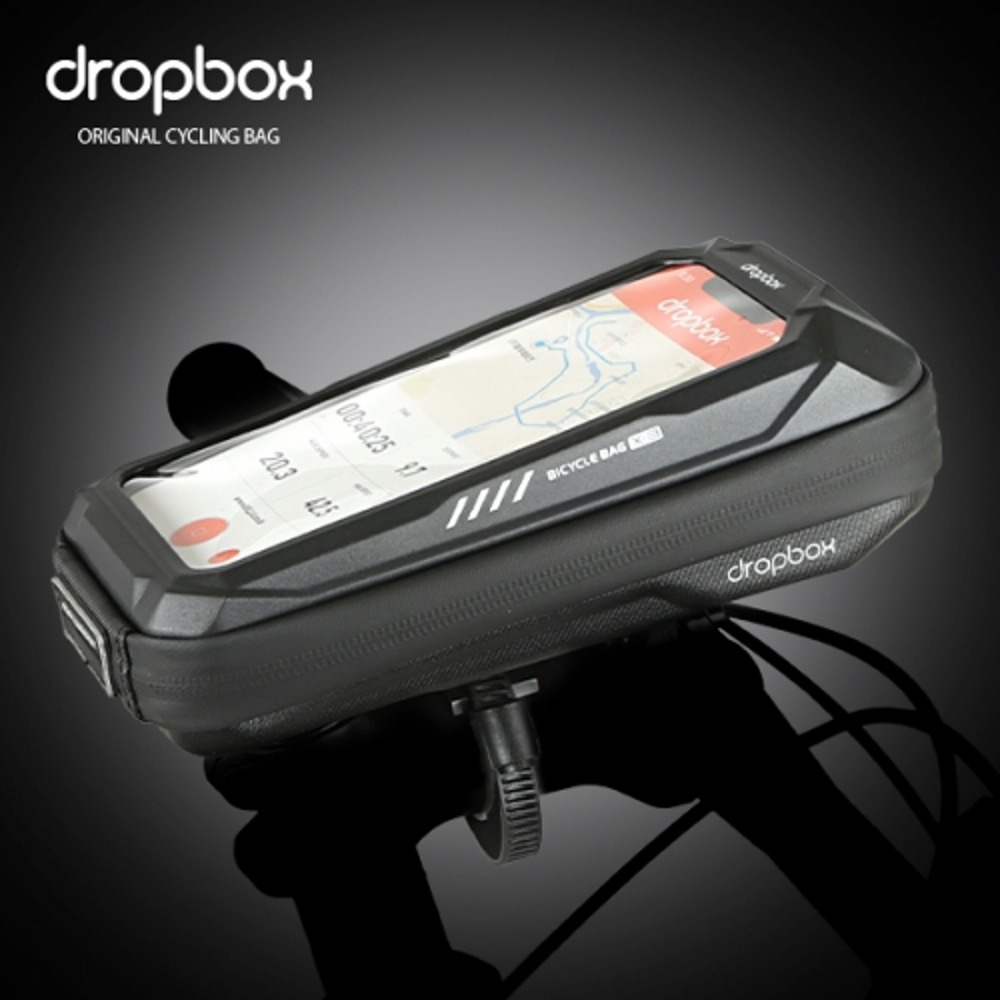 DROPBOX 핸들 스템 마운트형 X3 자전거 대형 가방