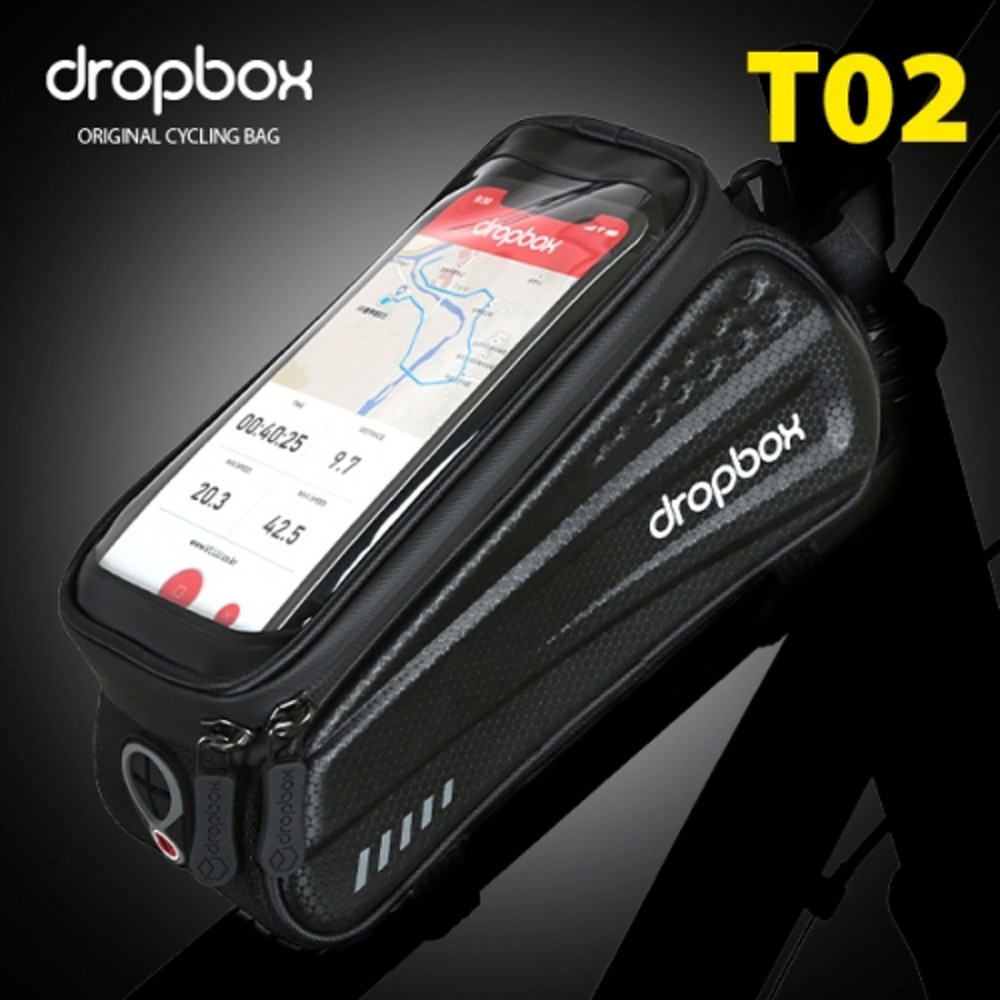 DROPBOX 탑튜브 핸드폰 거치형 T02 자전거가방