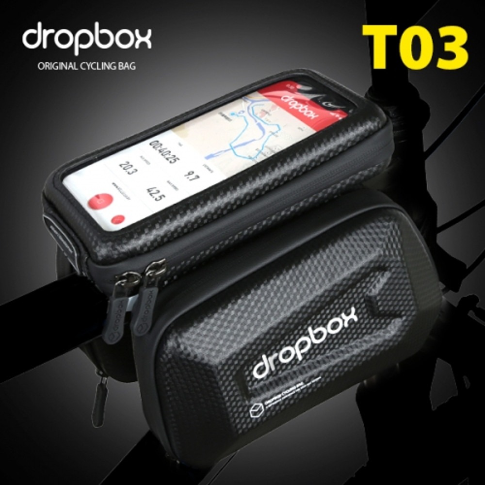 DROPBOX 탑튜브 핸드폰 거치형 T03 자전거가방